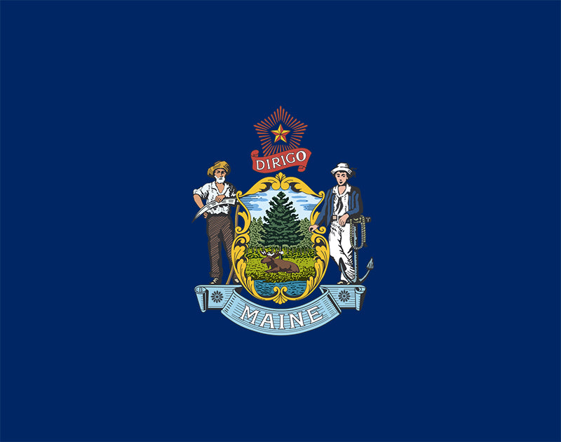 Maine State Flag 3' X 5'